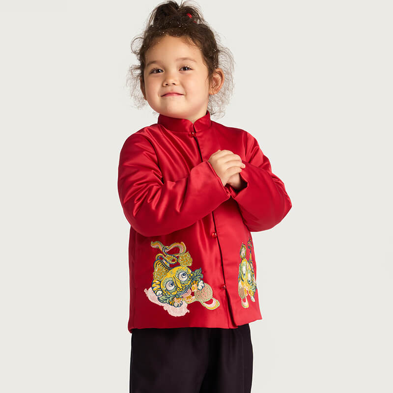 Lucky Bunny Tang Suit Coat-7 -  NianYi, Chinese Traditional Clothing for Kids