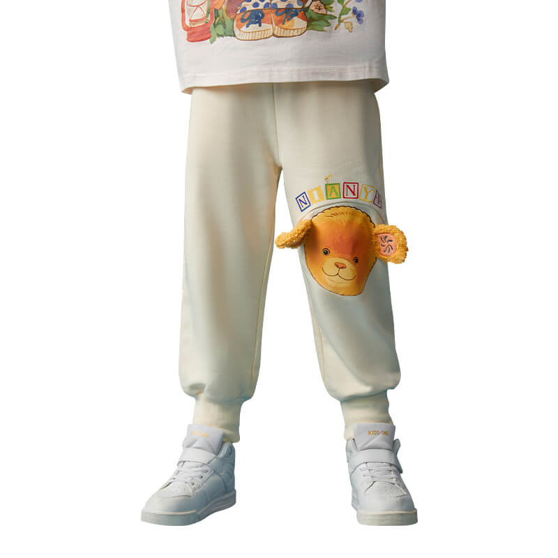 Bear Explorer Sweatpants-8 -  NianYi, Chinese Traditional Clothing for Kids