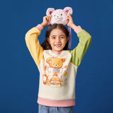 Bear Explorer Color Block Raglan Sweatshirt-14 -  NianYi, Chinese Traditional Clothing for Kids