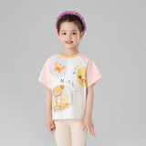 Bear Explorer Color Block Raglan Sleeve Tee-1 -  NianYi, Chinese Traditional Clothing for Kids