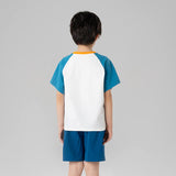 Bear Explorer Color Block Raglan Sleeve Tee-8 -  NianYi, Chinese Traditional Clothing for Kids