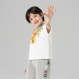 Animal Friends Graphic Tees-10 -  NianYi, Chinese Traditional Clothing for Kids