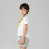 Animal Friends Graphic Tees-11 -  NianYi, Chinese Traditional Clothing for Kids