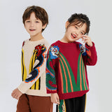 Dragon Long Incredible Loong King Rain Magic Sweater-1 -  NianYi, Chinese Traditional Clothing for Kids