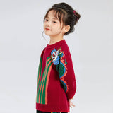 Dragon Long Incredible Loong King Rain Magic Sweater-5 -  NianYi, Chinese Traditional Clothing for Kids