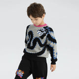 Endless Growing Happy Dragon Color Contrast Sweaters-14 -  NianYi, Chinese Traditional Clothing for Kids