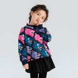 Dragon Long Busy Pattern Colorblock Swearshirt-5-color-Yan Qin Blue -  NianYi, Chinese Traditional Clothing for Kids