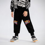 Dragon Long Head of Dragon Dance Emboidery Sweatpants-5 -  NianYi, Chinese Traditional Clothing for Kids