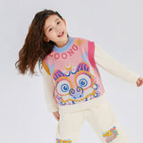 Dragon Long Love and Luck Joyful Dragon Vest-6-color-Litmus Pink -  NianYi, Chinese Traditional Clothing for Kids