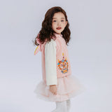 Dragon Long Faux Shepa Hooded Vest with Auspicious Dragon Embroidery-5 -  NianYi, Chinese Traditional Clothing for Kids