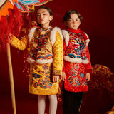 Dragon Long Zodiac Love and Luck Magua Set-1 -  NianYi, Chinese Traditional Clothing for Kids