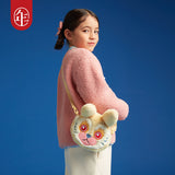 Lucky Bunny Plush Crossboby Bag-3 -  NianYi, Chinese Traditional Clothing for Kids