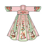 NianYi-Chinese-Traditional-Clothing-for-Kids-Alice Rabbit Hanfu Set-N101168-3