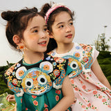 NianYi-Chinese-Traditional-Clothing-for-Kids-Floral Gege Cloud Shoulder Dress-N102040-3