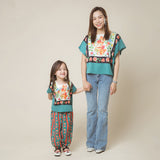 NianYi-Chinese-Traditional-Clothing-for-Kids-Floral Jounrey Square T-Shirt-N102041-10