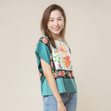 NianYi-Chinese-Traditional-Clothing-for-Kids-Floral Jounrey Square T-Shirt-N102041-12