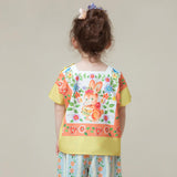 NianYi-Chinese-Traditional-Clothing-for-Kids-Floral Jounrey Square T-Shirt-N102041-3