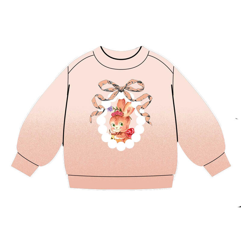 NianYi-Chinese-Traditional-Clothing-for-Kids-Floral Journey Bunny Sweater-N1224103A06-Color-WBG-Pale Crimson-6
