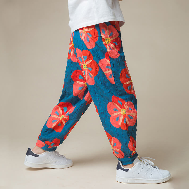 NianYi-Chinese-Traditional-Clothing-for-Kids-Floral Journey Lantern Pants-N102042-9
