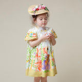 NianYi-Chinese-Traditional-Clothing-for-Kids-Floral Journey Trimming Dress-N102039-3