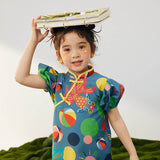 NianYi-Chinese-Traditional-Clothing-for-Kids-Floral Printed Qipao Dress-N102010-4