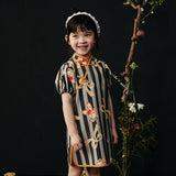 NianYi-Chinese-Traditional-Clothing-for-Kids-Floral Printed Qipao Dress-N102010-8
