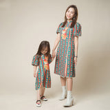 NianYi-Chinese-Traditional-Clothing-for-Kids-Floral Rabbit Qipao Dress-N102046-6