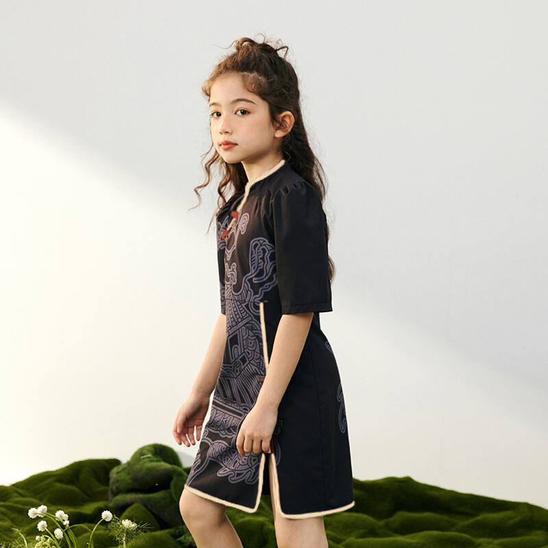NianYi-Chinese-Traditional-Clothing-for-Kids-Jianghu Dragon Qipao Dress-N102018-7