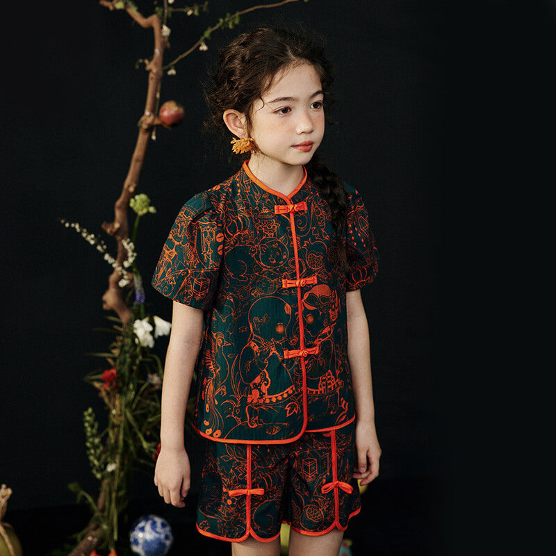 NianYi-Chinese-Traditional-Clothing-for-Kids-Jianghu Game Chinese Style Set-N102048-3