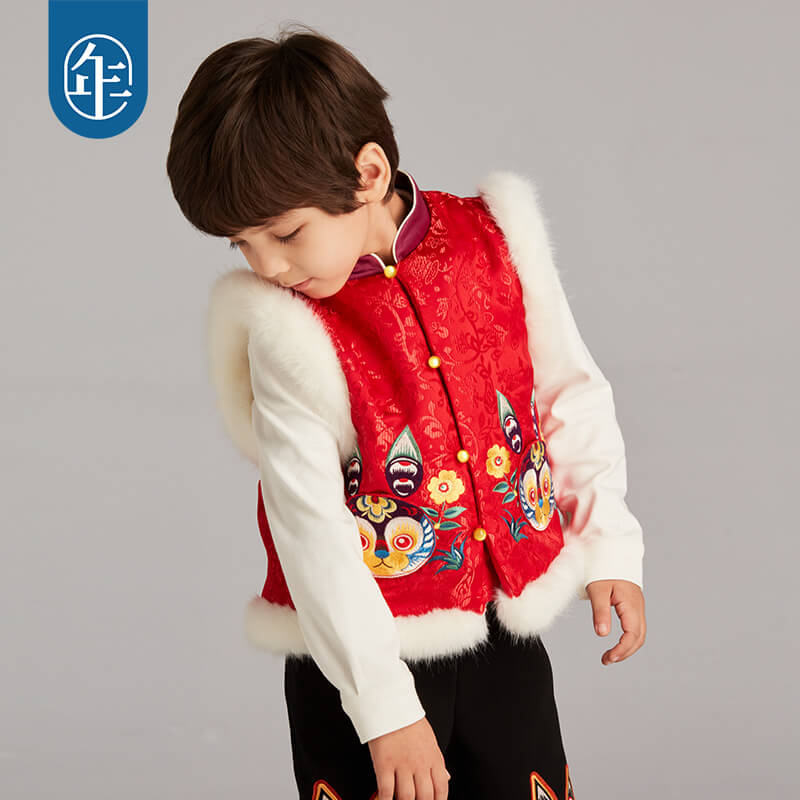 NianYi-Chinese-Traditional-Clothing-for-Kids-Lucky Bunny Brocade Vest-N4224082A05-4