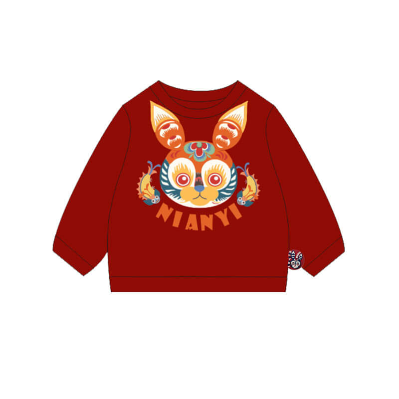 NianYi-Chinese-Traditional-Clothing-for-Kids-Lucky Bunny Sweatshirt-N4224075A06-color-5