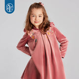 NianYi-Chinese-Traditional-Clothing-for-Kids-Lucky Bunny Velvet Dress-N1224129C02-2