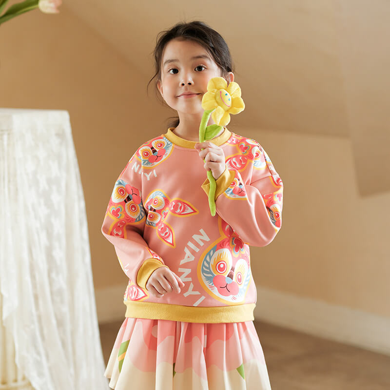 NianYi-Chinese-Traditional-Clothing-for-Kids-Lucky Tailor Bunny Sweatshirt-N4224063A06-6