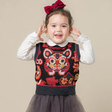 NianYi-Chinese-Traditional-Clothing-for-Kids-Lucky Tiger Heard Vest-N401011-1