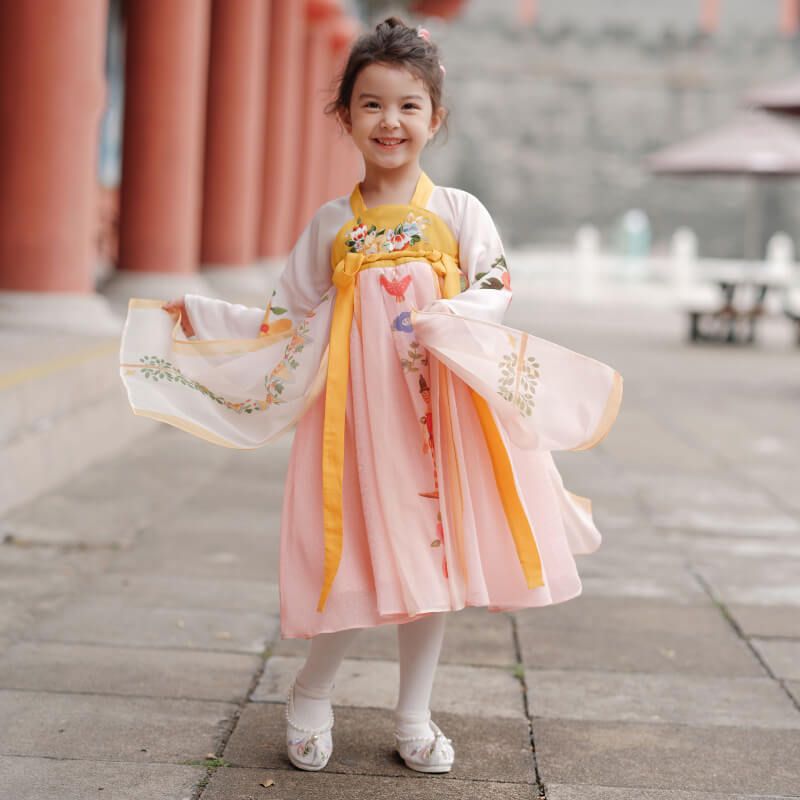 NianYi-Chinese-Traditional-Clothing-for-Kids-Oriental Lantern Festival Hanfu Dress-N102003-4