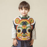 NianYi-Chinese-Traditional-Clothing-for-Kids-Playing Tiger Head Vest-N402024-Pine Green