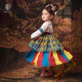 NianYi-Chinese-Traditional-Clothing-for-Kids-Silk Road Colorful Hanfu Dress-N101100-3