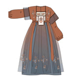 NianYi-Chinese-Traditional-Clothing-for-Kids-Silk Road Gaga Hanfu Dress-N101009-Green Mountain Blue