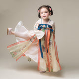 NianYi-Chinese-Traditional-Clothing-for-Kids-Silk Road Snow Rabbit Hanfu Dress-N101092-2