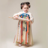 NianYi-Chinese-Traditional-Clothing-for-Kids-Silk Road Snow Rabbit Hanfu Dress-N101092-3